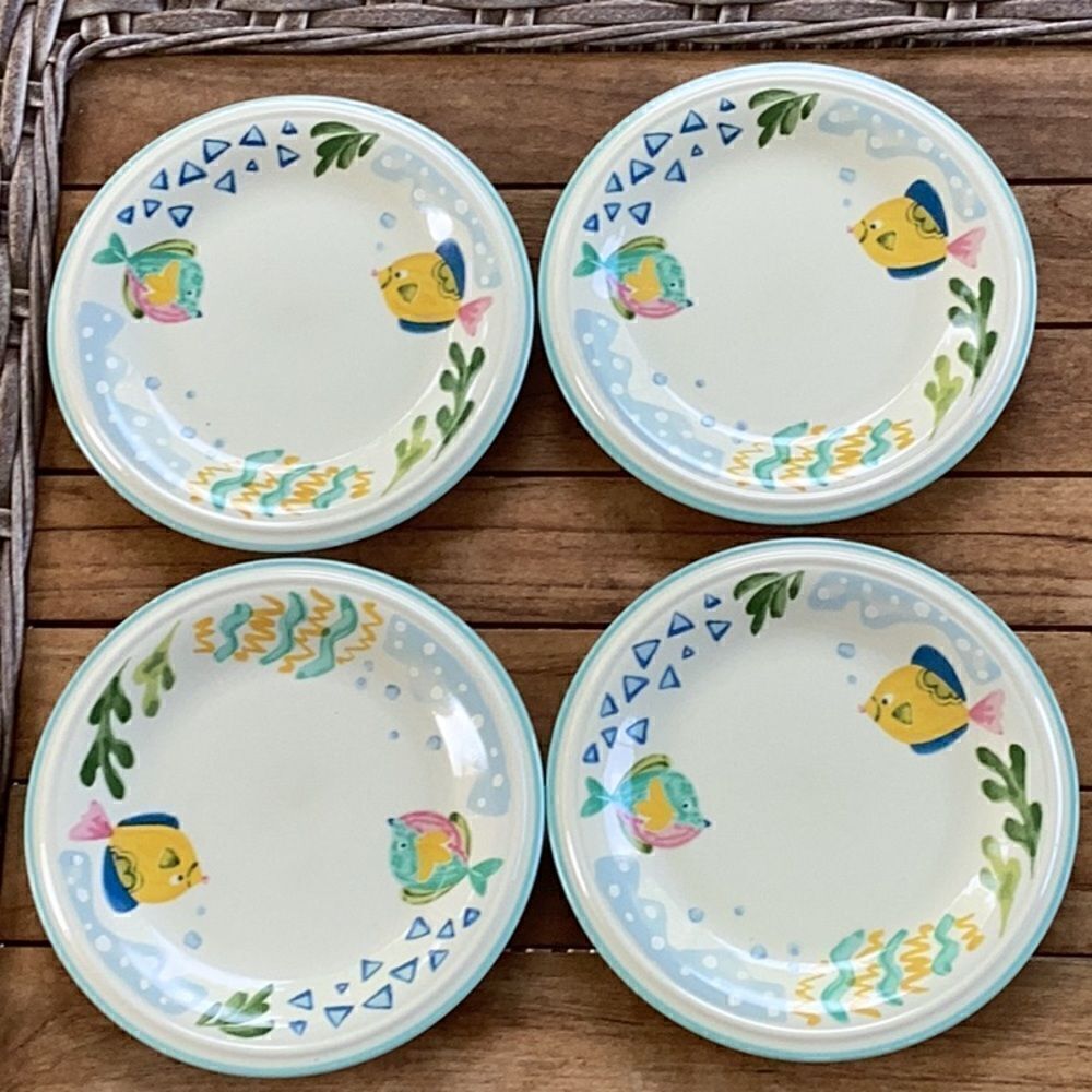 Studio Nova Sea Reef Y2310 4 Saucer Plates